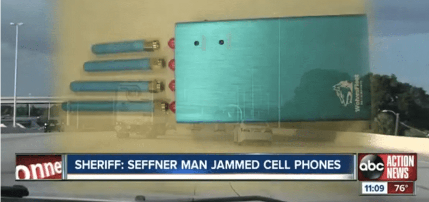 Driver’s cell phone calls jammed by man using illegal device, FCC reports